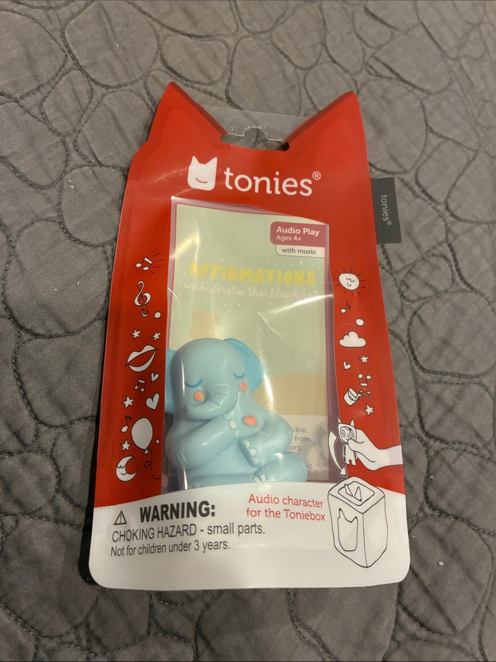 NWT Tonies Greta the Elephant Affirmations Audio Character
